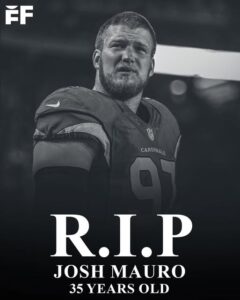 Funeral Of Josh Mauro, May 5th 2026 Obituary, Death, Former Stanford Cardinal and Oakland NFL Defensive lineman Dies At 35